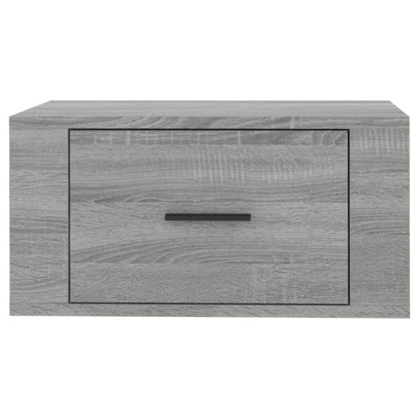 vidaXL Nástenné nočné stolíky 2 ks sivé dub sonoma 50x36x25 cm – Obrázok 7