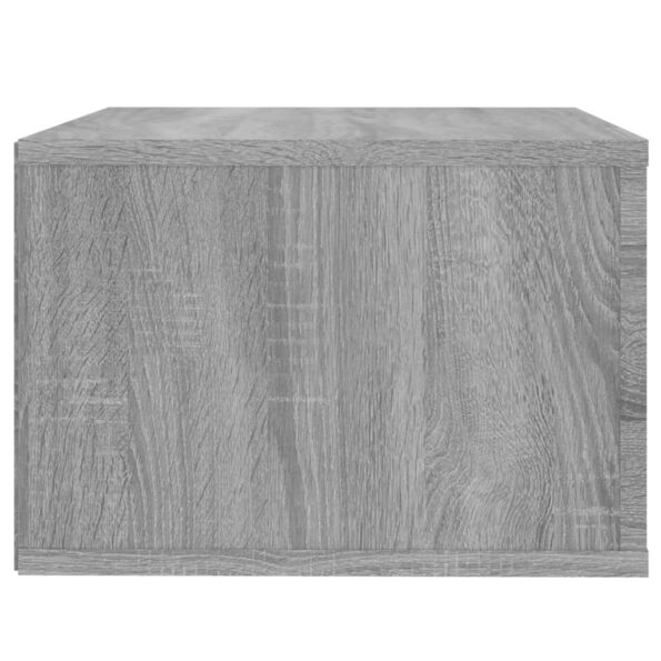 vidaXL Nástenné nočné stolíky 2 ks sivé dub sonoma 50x36x25 cm – Obrázok 9