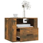 vidaXL Nástenné nočné stolíky 2 ks dymový dub 50x36x40 cm – Obrázok 4