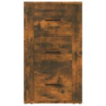 vidaXL Komoda dymový dub 40x33x70 cm spracované drevo – Obrázok 3