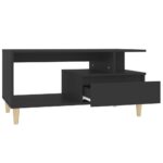 vidaXL Konferenčný stolík čierny 90x49x45 cm spracované drevo – Obrázok 6