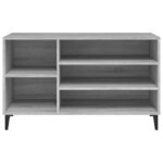 vidaXL Botník sivý dub sonoma 102x36x60 cm spracované drevo – Obrázok 5