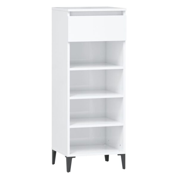 VXL8720287224709_a_en_hd_1.jpg vidaXL Regál na topánky lesklý biely 40x36x105 cm spracované drevo – Obrázok 2