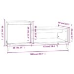 vidaXL Konferenčný stolík čierny 100x50x45 cm spracované drevo – Obrázok 10