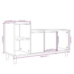 vidaXL TV skrinka sivý dub sonoma 100x35x55 cm spracované drevo – Obrázok 9