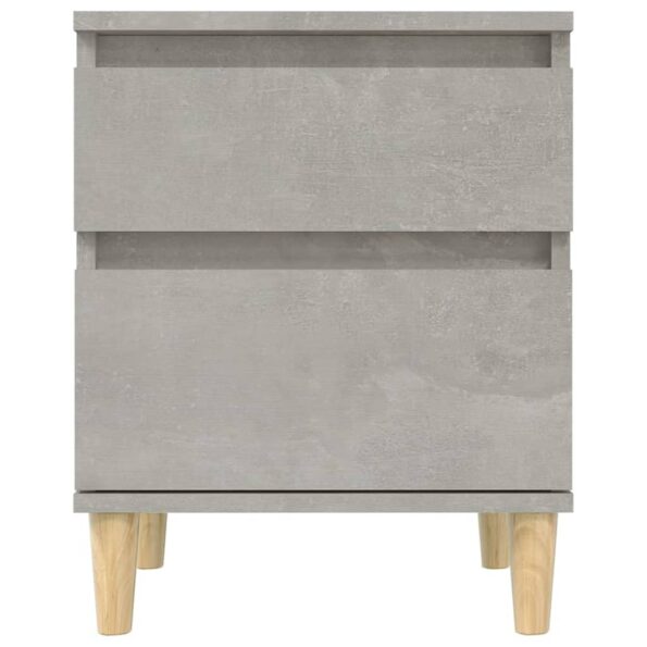 vidaXL Nočný stolík betónovo-sivý 40x35x50 cm – Obrázok 5