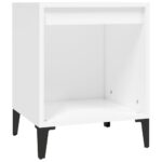 vidaXL Nočný stolík biely 40x35x50 cm – Obrázok 2