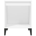 vidaXL Nočný stolík biely 40x35x50 cm – Obrázok 5