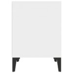 vidaXL Nočný stolík biely 40x35x50 cm – Obrázok 6