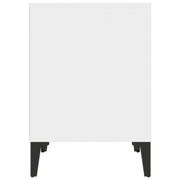 vidaXL Nočný stolík biely 40x35x50 cm – Obrázok 6