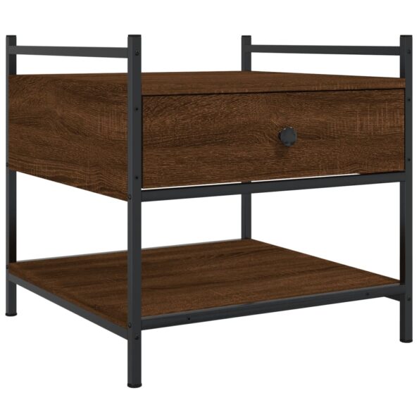 vidaXL Konferenčný stolík hnedý dub 50x50x50 cm kompozitné drevo – Obrázok 2