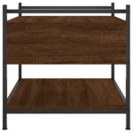 vidaXL Konferenčný stolík hnedý dub 50x50x50 cm kompozitné drevo – Obrázok 7