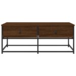 vidaXL Konferenčný stolík hnedý dub 100x51x40 cm kompozitné drevo – Obrázok 6