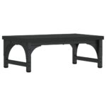 vidaXL Stojan na monitor čierny 37x23x14 cm kompozitné drevo – Obrázok 2
