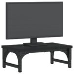 vidaXL Stojan na monitor čierny 37x23x14 cm kompozitné drevo – Obrázok 3