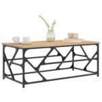 vidaXL Konferenčný stolík dub sonoma 100x50x40 cm spracované drevo – Obrázok 3