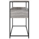 vidaXL Konzolový stolík sivý sonoma 100x40x75 cm kompozitné drevo – Obrázok 7