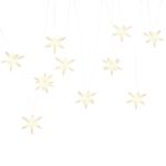 vidaXL Vianočné svetlo s LED 10 ks, biele 10 cm – Obrázok 5