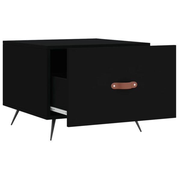 vidaXL Konferenčné stolíky 2 ks, čierne 50x50x40 cm, kompozitné drevo – Obrázok 7