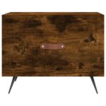 vidaXL Konferenčný stolík dymový dub 50x50x40 cm spracované drevo – Obrázok 5
