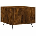vidaXL Konferenčný stolík dymový dub 50x50x40 cm spracované drevo – Obrázok 8