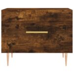 vidaXL Konferenčné stolíky 2 ks dymový dub 50x50x40cm kompozitné drevo – Obrázok 6