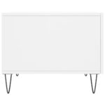 vidaXL Konferenčný stolík biely 50x50x40 cm kompozitné drevo – Obrázok 7