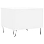 vidaXL Konferenčný stolík biely 50x50x40 cm kompozitné drevo – Obrázok 8