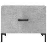 vidaXL Konferenčný stolík betónovo sivý 50x50x40 cm kompozitné drevo – Obrázok 5