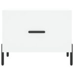 vidaXL Konferenčný stolík biely 50x50x40 cm kompozitné drevo – Obrázok 5