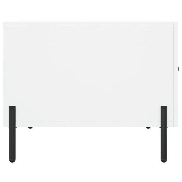 vidaXL Konferenčný stolík biely 50x50x40 cm kompozitné drevo – Obrázok 7