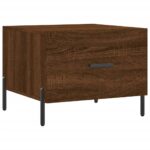 vidaXL Konferenčné stolíky 2 ks hnedý dub 50x50x40 cm kompozitné drevo – Obrázok 5