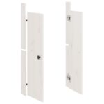 vidaXL Vonkajšie kuchynské dvierka biele 50x9x82 cm masívna borovica – Obrázok 3