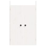 vidaXL Vonkajšie kuchynské dvierka biele 50x9x82 cm masívna borovica – Obrázok 4