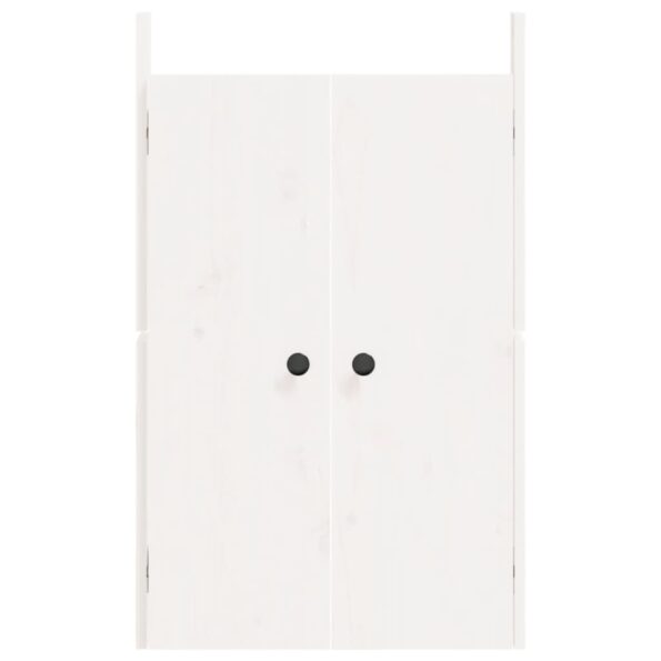 vidaXL Vonkajšie kuchynské dvierka biele 50x9x82 cm masívna borovica – Obrázok 4