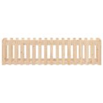 vidaXL Vyvýšený záhon s dizajnom plotu 200x50x50 cm masívna borovica – Obrázok 5