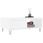 vidaXL Konferenčný stolík biely 90x60x35 cm kompozitné drevo – Obrázok 3