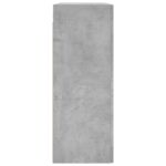 vidaXL Nástenná skrinka betónová sivá 69,5x34x90 cm – Obrázok 8