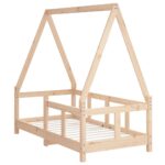 vidaXL Rám detskej postele 70x140 cm masívna borovica – Obrázok 3