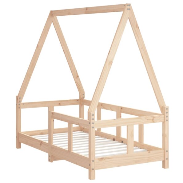 vidaXL Rám detskej postele 70x140 cm masívna borovica – Obrázok 3