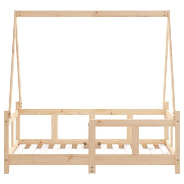 vidaXL Rám detskej postele 70x140 cm masívna borovica – Obrázok 5