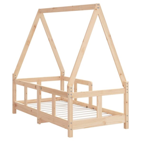 vidaXL Rám detskej postele 70x140 cm masívna borovica – Obrázok 6
