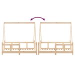 vidaXL Rám detskej postele 70x140 cm masívna borovica – Obrázok 8