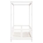 vidaXL Rám detskej postele biely 70x140 cm masívna borovica – Obrázok 5