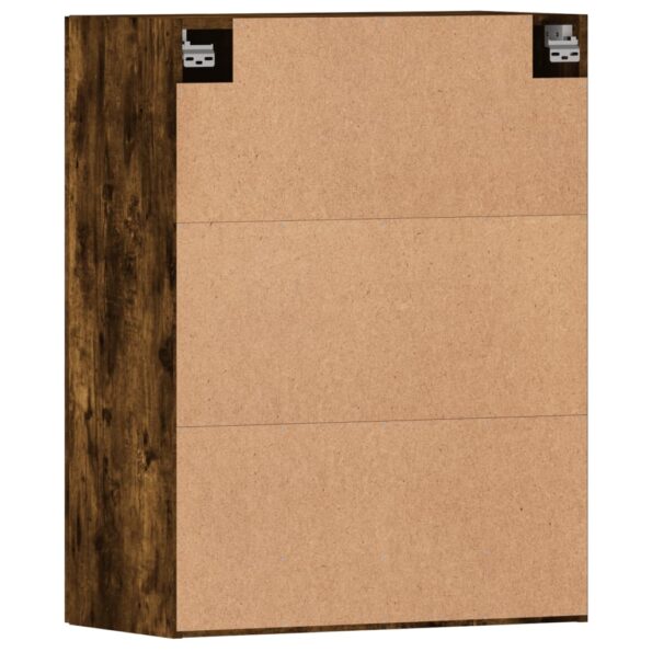 vidaXL Nástenné skrinky 2 ks dymový dub kompozitné drevo – Obrázok 9