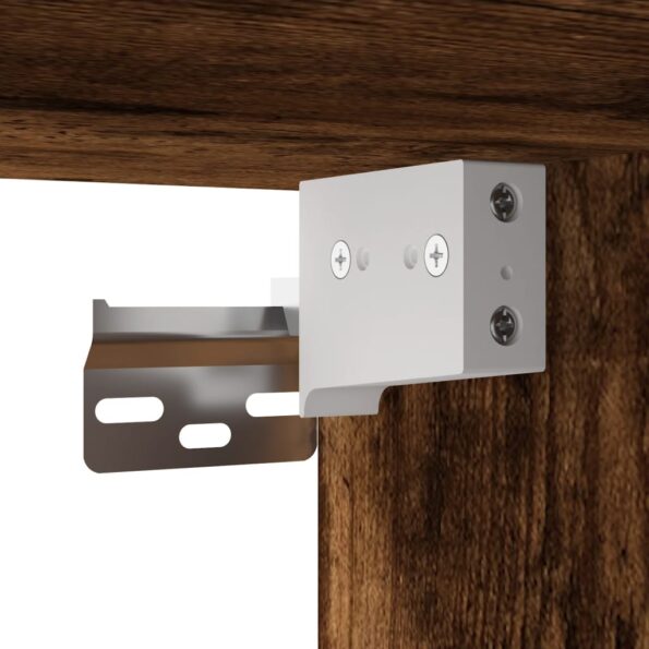 vidaXL Nástenné skrinky 2 ks dymový dub kompozitné drevo – Obrázok 10