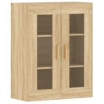 vidaXL Nástenné skrinky 2 ks dub sonoma kompozitné drevo – Obrázok 6