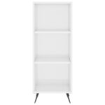 vidaXL Vysoká skrinka biela 34,5x34x180 cm spracované drevo – Obrázok 6