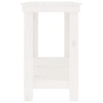 vidaXL Pracovná lavica biela 140x50x80 cm masívna borovica – Obrázok 6