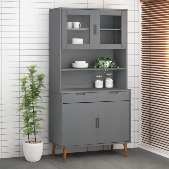 VXL8720845542382_m_en_hd_1.jpg vidaXL Nadstavec na komodu MOLDE, sivý 90x35x100 cm, borovicový masív – Obrázok 1